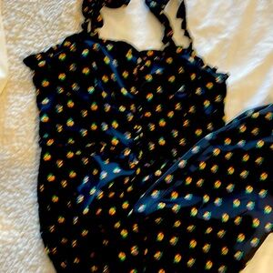 Jumpsuit never worn. Aqua size M